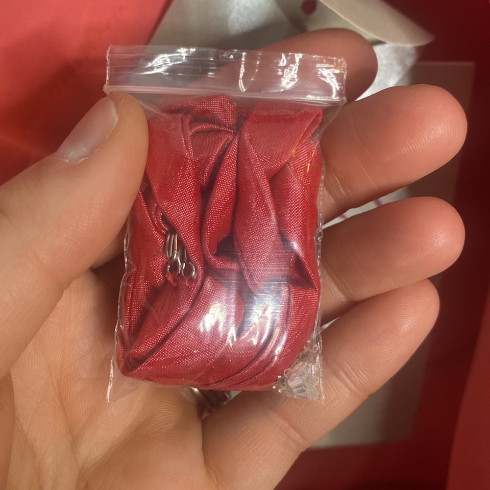 Riva Designs Red Strapless Prom Dress - Picture 9 of 11